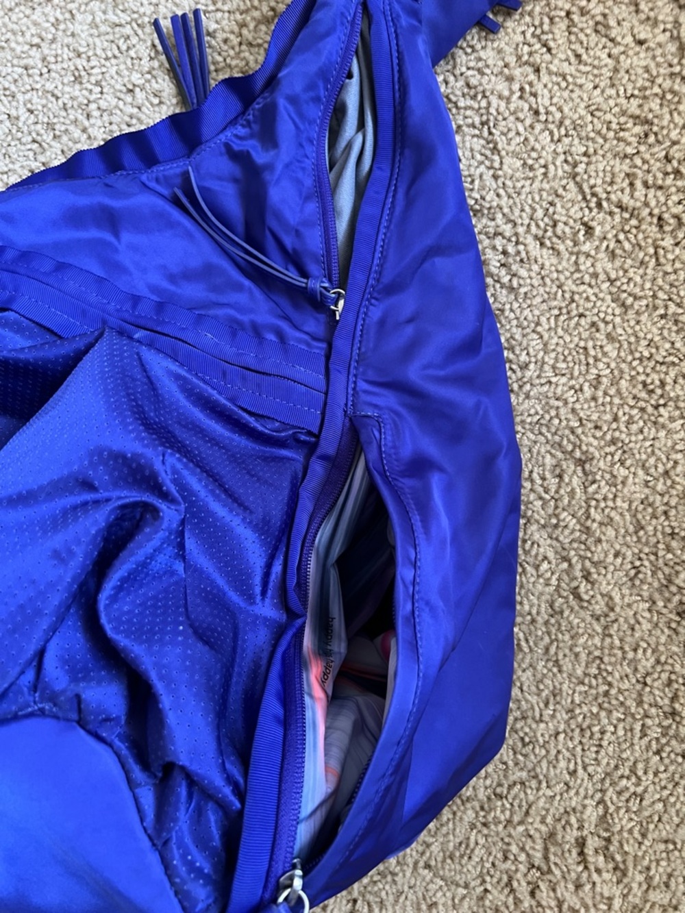 lululemon athletica Electric Blue Shoulder Hobo Bag - Picture 5 of 11